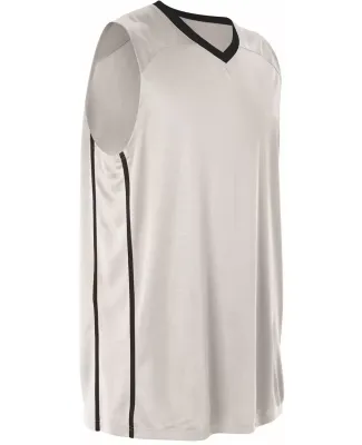 Alleson Athletic 535J Basketball Jersey White/ Black