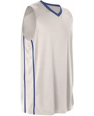 Alleson Athletic 535J Basketball Jersey White/ Royal