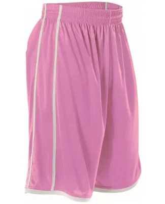 Alleson Athletic 535P Basketball Shorts Pink/ White