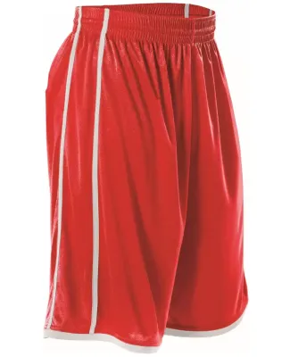 Alleson Athletic 535P Basketball Shorts Red/ White