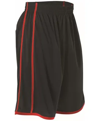 Alleson Athletic 535PY Youth Basketball Shorts Black/ Red