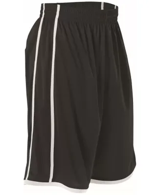 Alleson Athletic 535PY Youth Basketball Shorts Black/ White