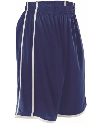 Alleson Athletic 535PY Youth Basketball Shorts Navy/ White