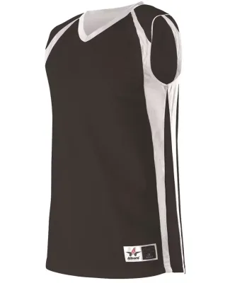 Alleson Athletic 54MMR Reversible Basketball Jerse Black/ White
