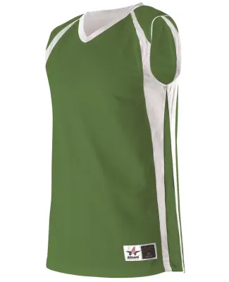 Alleson Athletic 54MMR Reversible Basketball Jerse Kelly/ White