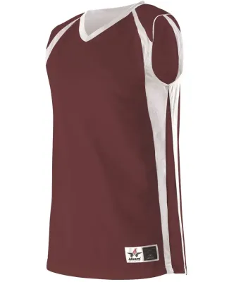 Alleson Athletic 54MMRY Youth Reversible Basketbal Maroon/ White