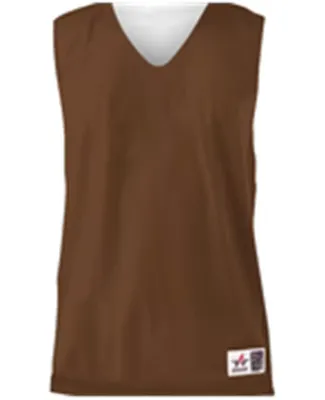 Alleson Athletic 560R Reversible Mesh Tank Brown/ White