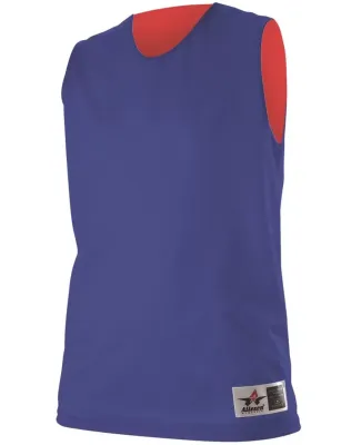 Alleson Athletic 560RW Women's Reversible Mesh Tan Royal/ Red