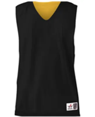 Alleson Athletic 560RY Youth Reversible Mesh Tank Black/ Gold
