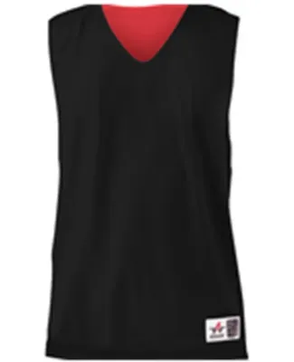 Alleson Athletic 560RY Youth Reversible Mesh Tank Black/ Red