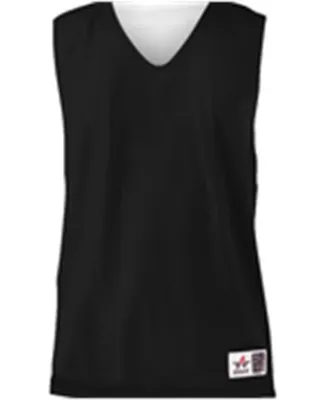 Alleson Athletic 560RY Youth Reversible Mesh Tank Black/ White