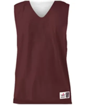 Alleson Athletic 560RY Youth Reversible Mesh Tank Maroon/ White