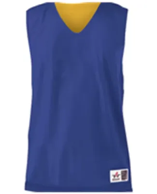 Alleson Athletic 560RY Youth Reversible Mesh Tank Royal/ Gold