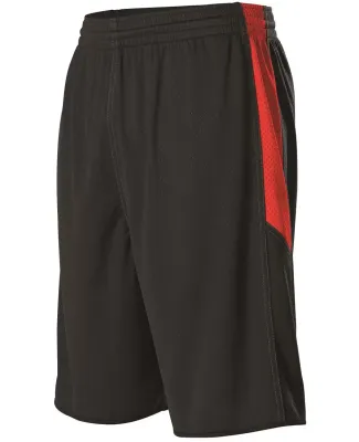 Alleson Athletic 589PSP Single Ply Reversible Bask in Black/ red