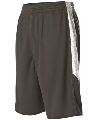 Alleson Athletic 589PSP Single Ply Reversible Bask in Charcoal/ white