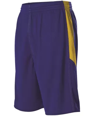 Alleson Athletic 589PSP Single Ply Reversible Bask in Royal/ gold