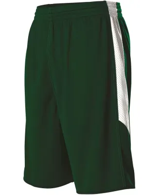 Alleson Athletic 589PSPY Youth Single Ply Reversib in Forest/ white