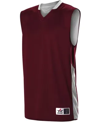 Alleson Athletic 589RSP Single Ply Reversible Jers Maroon/ White