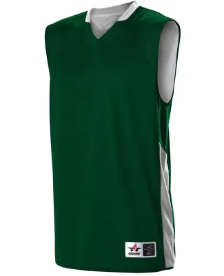 Alleson Athletic 589RSPY Youth Single Ply Reversib Forest/ White