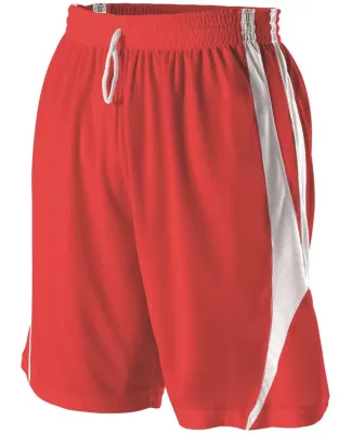 Alleson Athletic 54MMP Reversible Basketball Short Red/ White