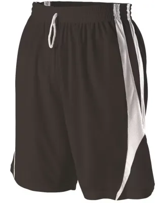 Alleson Athletic 54MMP Reversible Basketball Short Black/ White