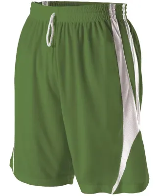 Alleson Athletic 54MMP Reversible Basketball Short Kelly/ White