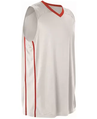 Alleson Athletic 535JW Women's Basketball Jersey White/ Red