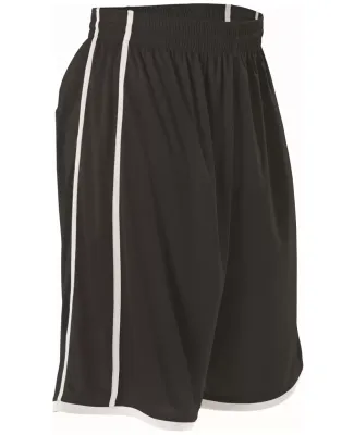 Alleson Athletic 535PW Women's Basketball Shorts Black/ White