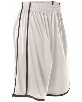 Alleson Athletic 535PW Women's Basketball Shorts White/ Black