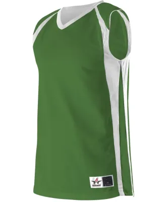 Alleson Athletic 54MMRW Women's Reversible Basketb Kelly/ White