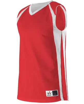 Alleson Athletic 54MMRW Women's Reversible Basketb Red/ White