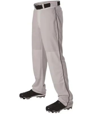 Alleson Athletic 605WLBY Youth Baseball Pants With Grey/ Black