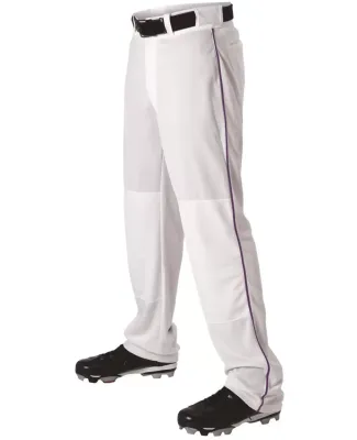 Alleson Athletic 605WLBY Youth Baseball Pants With White/ Purple