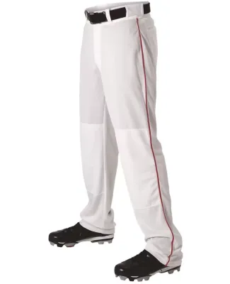 Alleson Athletic 605WLBY Youth Baseball Pants With White/ Red