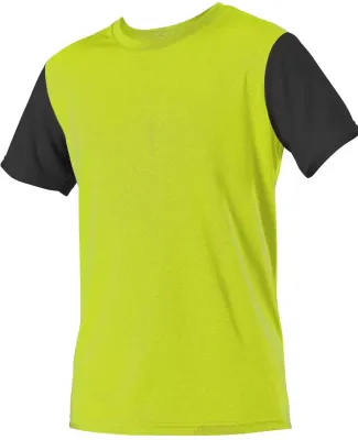 Alleson Athletic SJ101A Striker Soccer Jersey in Lime/ black