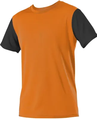 Alleson Athletic SJ101A Striker Soccer Jersey in Orange/ black
