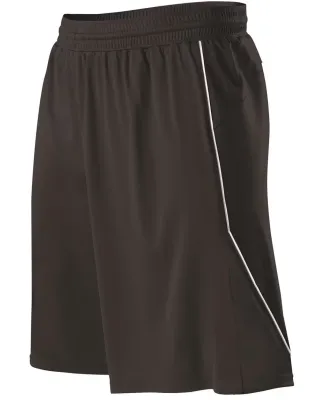 Alleson Athletic 537P Basketball Shorts in Black/ white