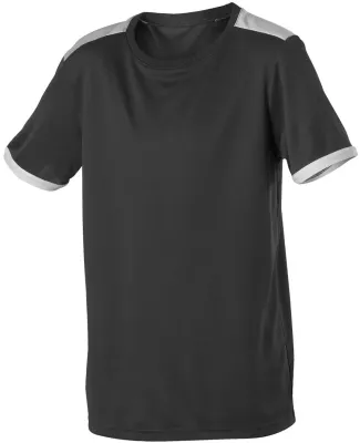 Alleson Athletic SJ102A Header Soccer Jersey in Black/ white
