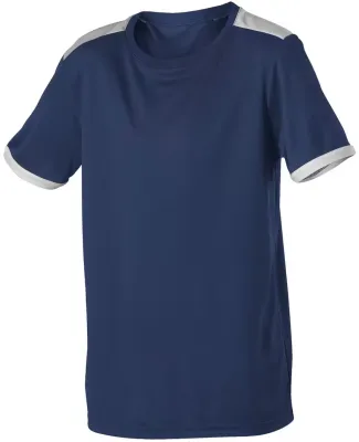 Alleson Athletic SJ102A Header Soccer Jersey in Navy/ white