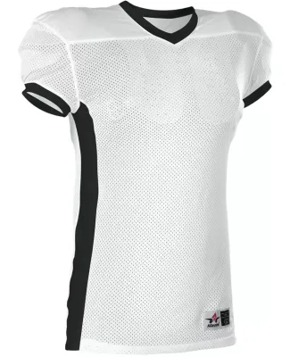 Alleson Athletic 750EY Youth Football Jersey in White/ black