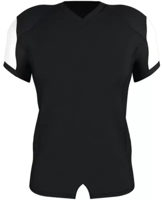 Alleson Athletic 792ZTN Stretch Football Jersey in Black/ white