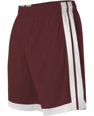 Alleson Athletic 538PW Women's Single Ply Basketba Maroon/ White