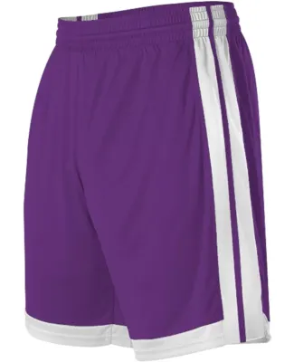 Alleson Athletic 538PW Women's Single Ply Basketba Purple/ White