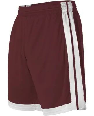 Alleson Athletic 538PY Youth Single Ply Basketball Maroon/ White