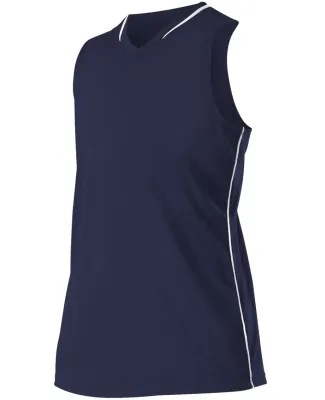 Alleson Athletic 551JW Women's Racerback Fastpitch in Navy/ white