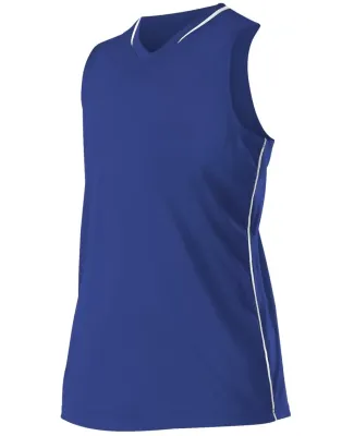 Alleson Athletic 551JW Women's Racerback Fastpitch in Royal/ white