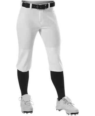 Alleson Athletic 605PKNG Girls' Fastpitch Knicker  White
