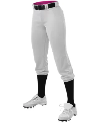 Alleson Athletic 615PSG Girls' Belted Speed Premiu White