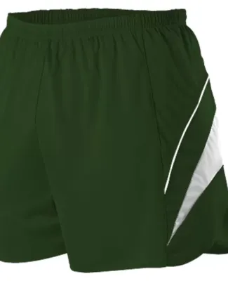 Alleson Athletic R1LFP Loose Fit Track Shorts in Forest/ white