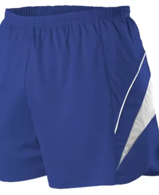 Alleson Athletic R1LFP Loose Fit Track Shorts in Royal/ white